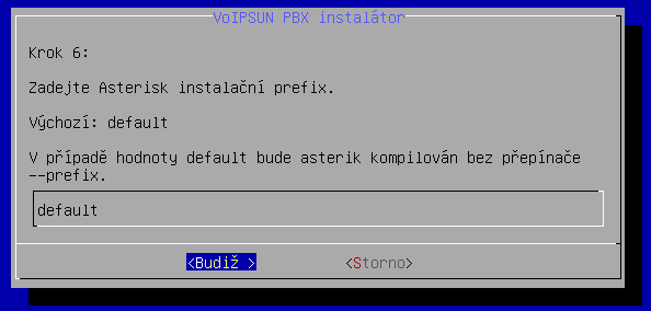 Instalační prefix