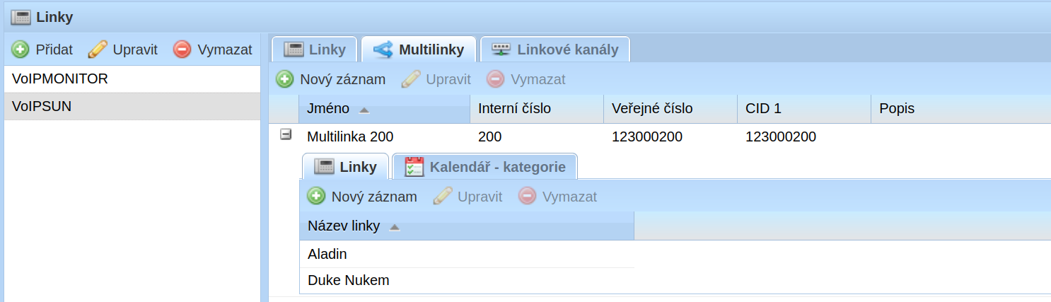 Členové multilinky