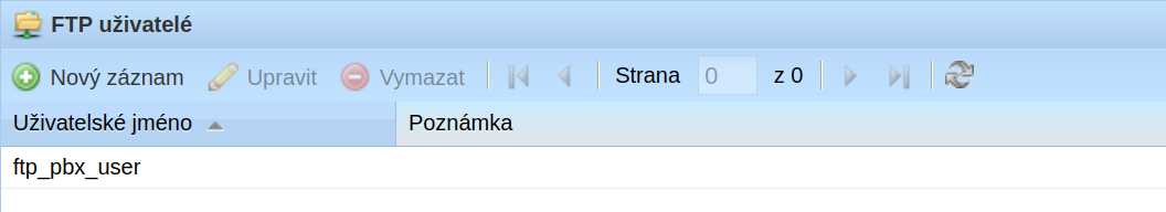 Seznam uživatelů