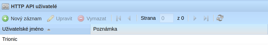 Seznam uživatelů