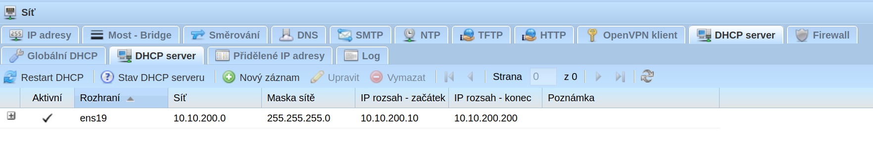 DHCP přehled