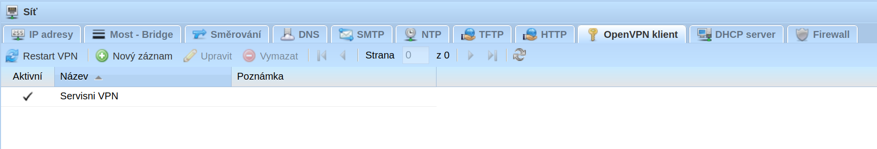 OpenVPN přehled