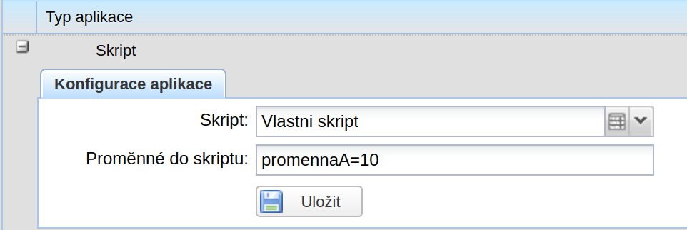 Kanál s parametry