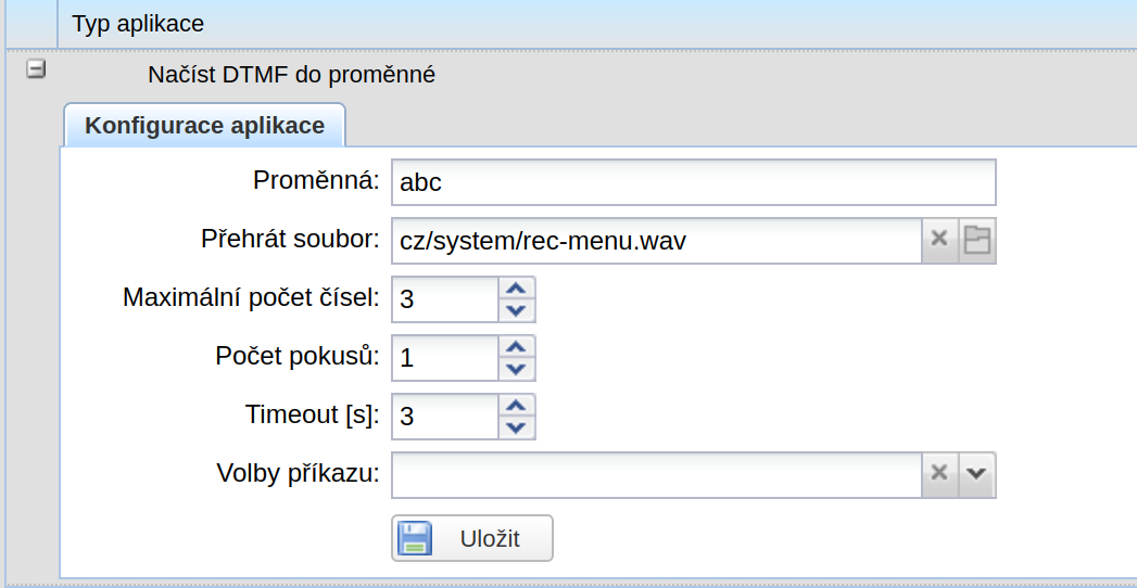 Načíst DTMF