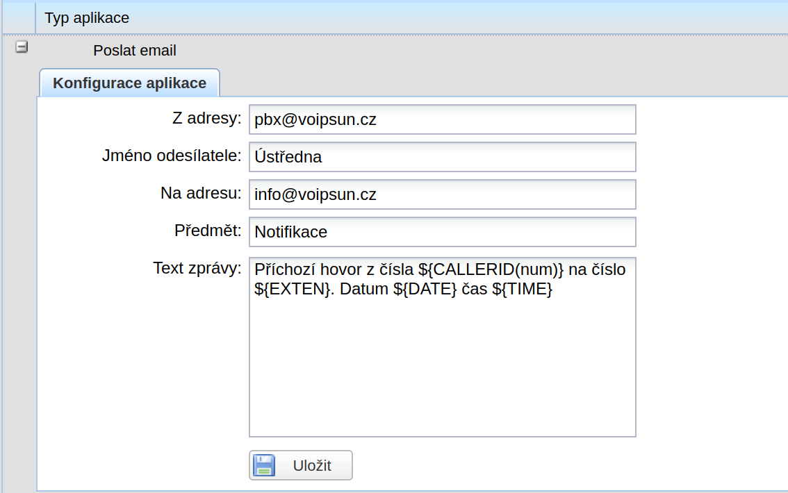 Odeslat e-mail