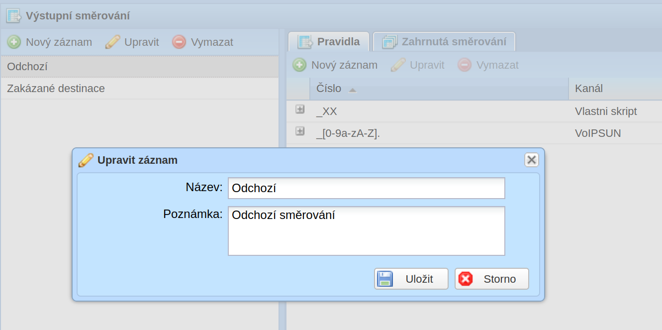 Seznam pravidel