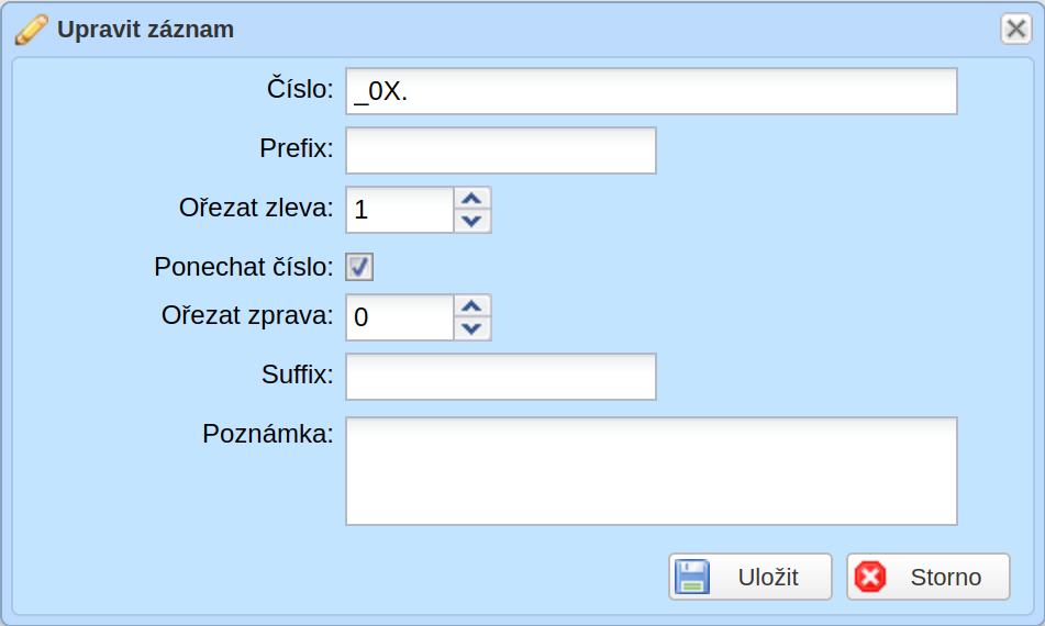 Vlastnosti pravidla