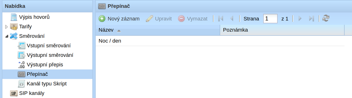 Přepínač