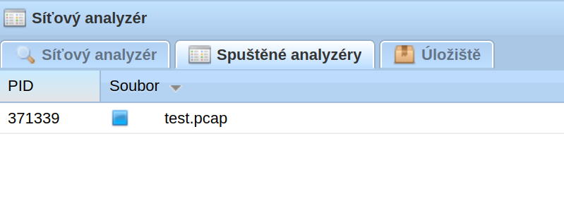 Běžící analyzéry