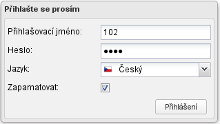 Přihlášení